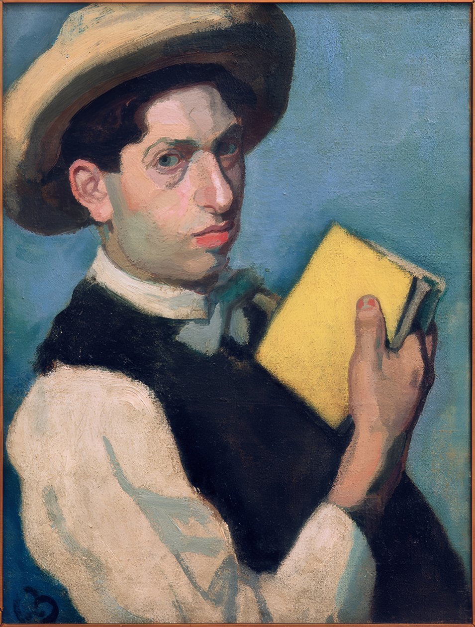 Autoritratto con cappello di paglia da Robert Bereny