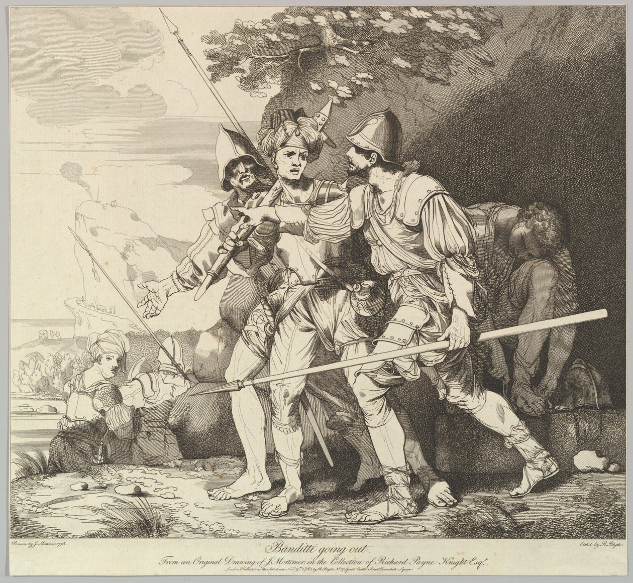 Banditi in uscita, 9 novembre 1780 da Robert Blyth