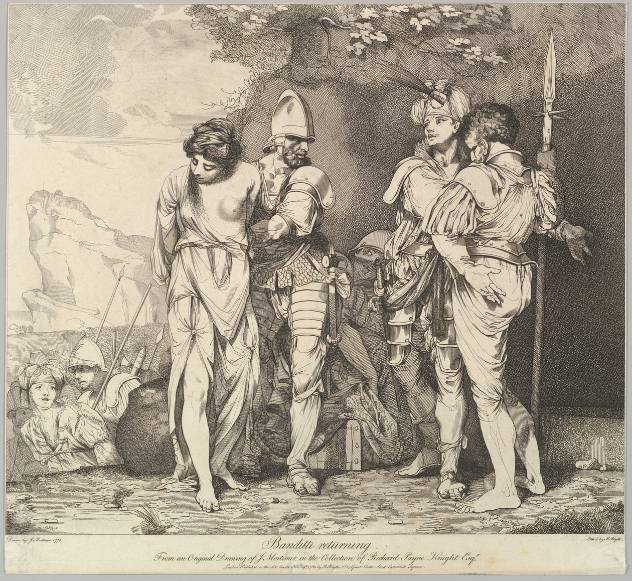 Banditi che tornano, 9 novembre 1780 da Robert Blyth
