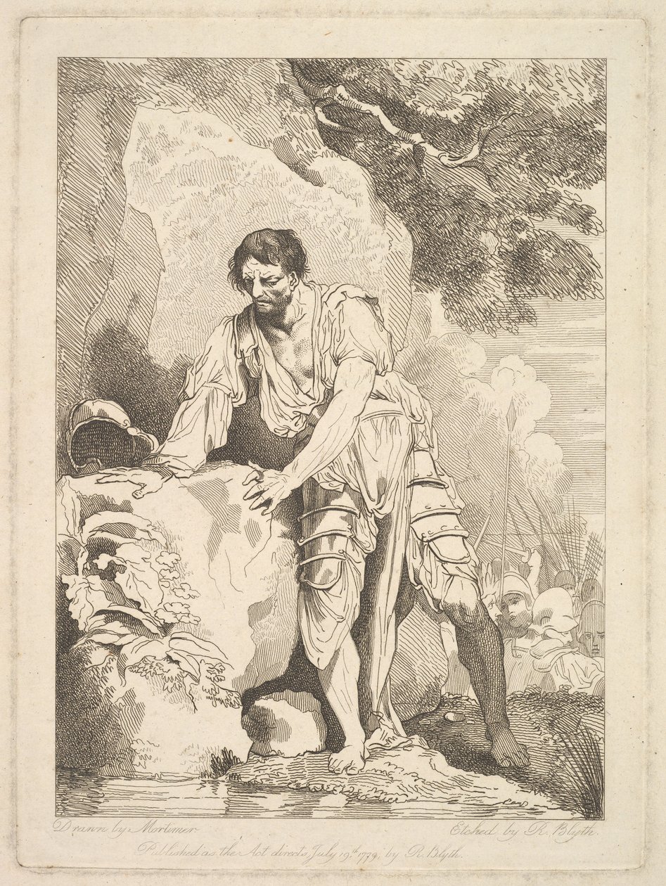 Ritirata dei feriti dalla battaglia, 19 luglio 1779 da Robert Blyth