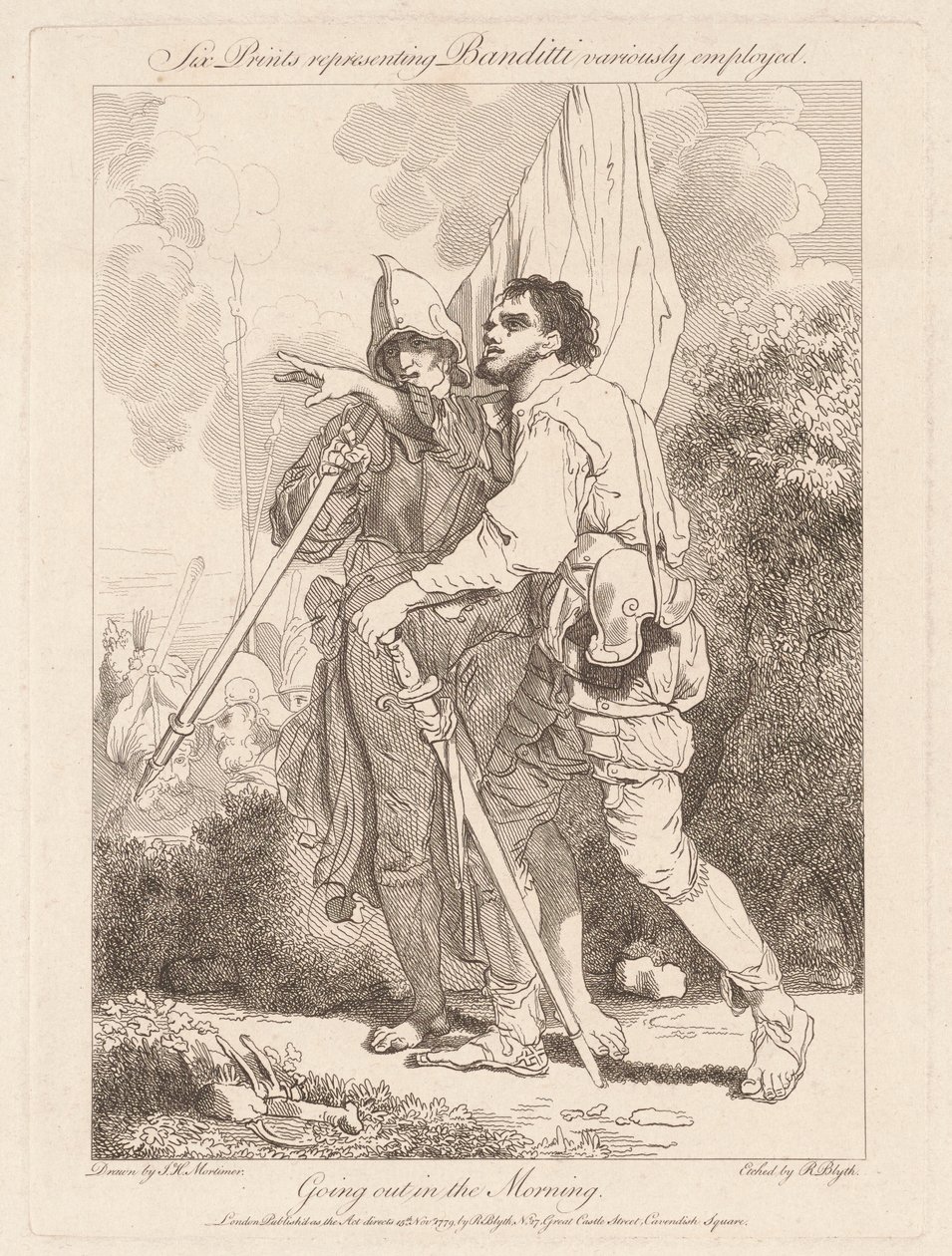 Uscire al Mattino da Robert Blyth, after John Hamilton Mortimer