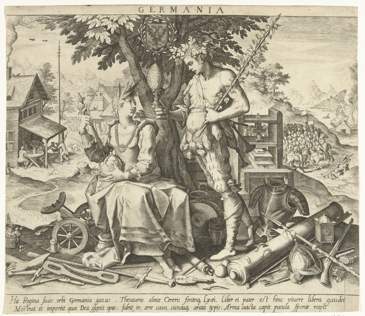 Germania (Allegorie dei paesi europei) da Robert Bossart