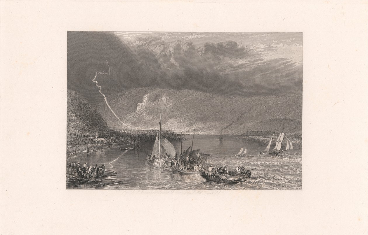 La Chaise de Gargantua vicino a Duclair da Robert Brandard