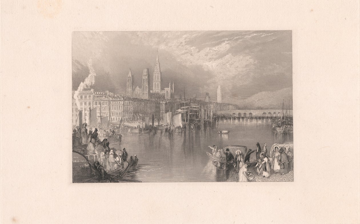 Rouen, vista sul fiume da Robert Brandard