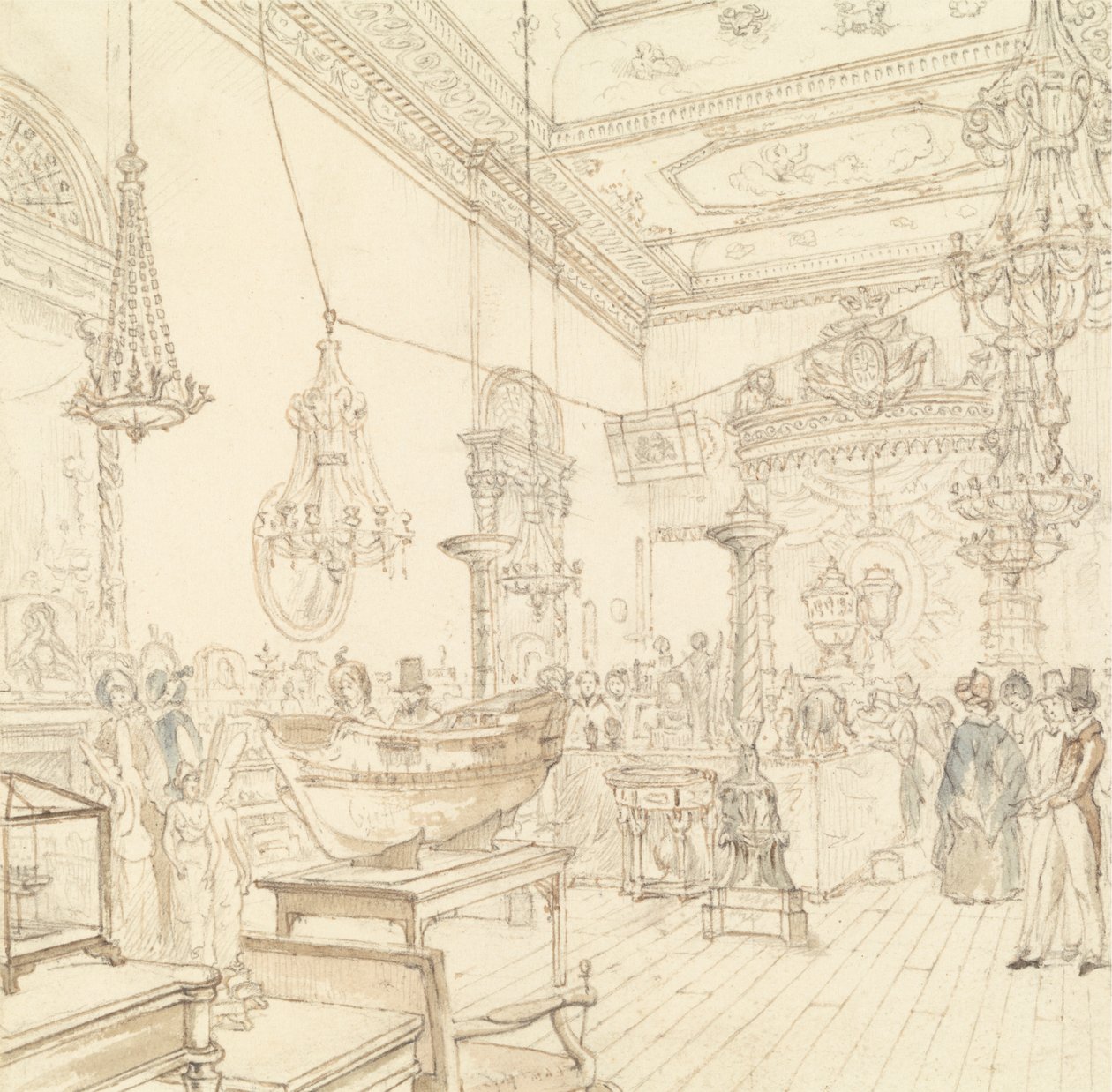 Museo di Weeke, Coventry Street, Londra da Robert Bremmel Schnebbelie