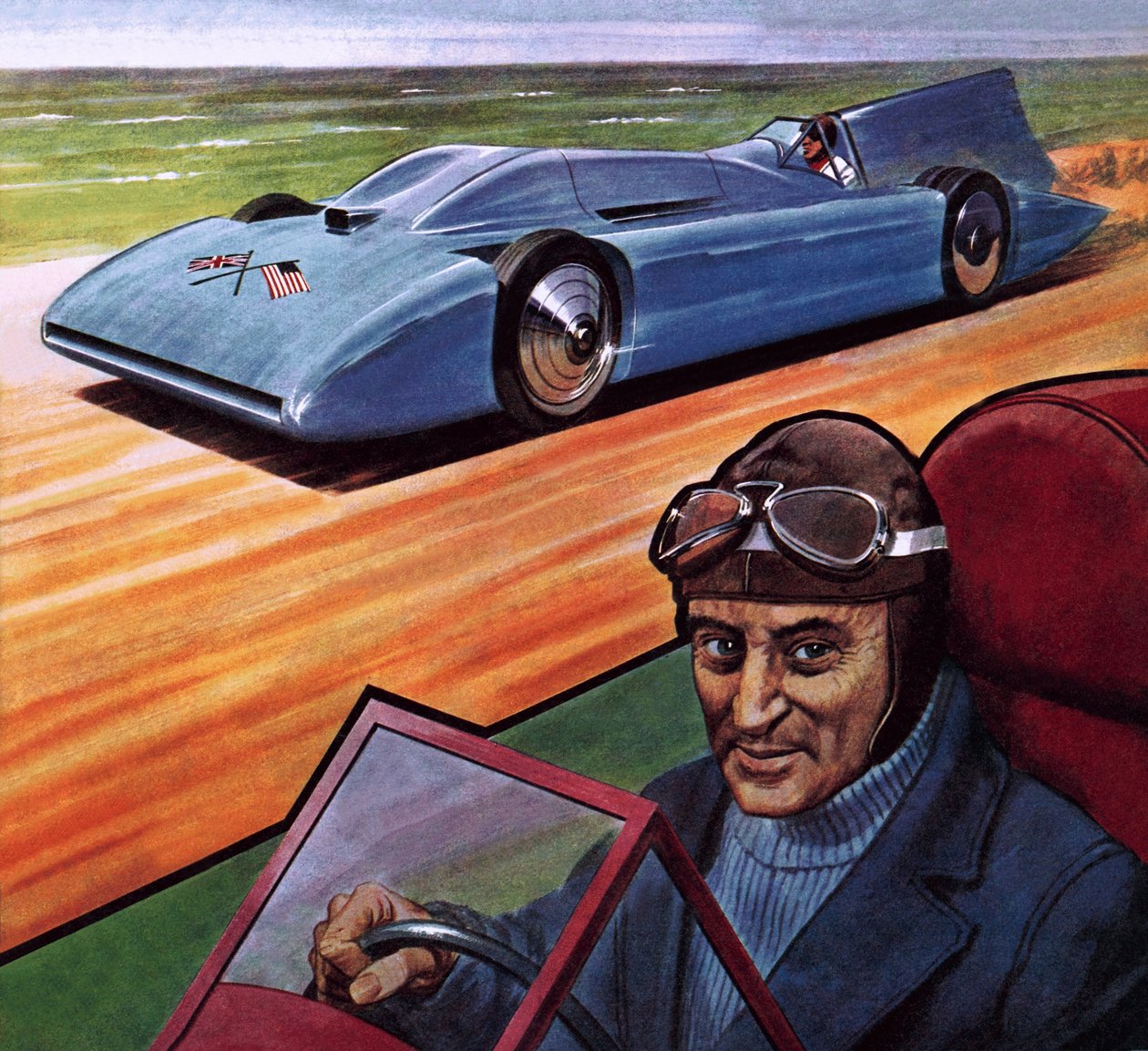 Malcolm Campbell e Bluebird da Robert Brook