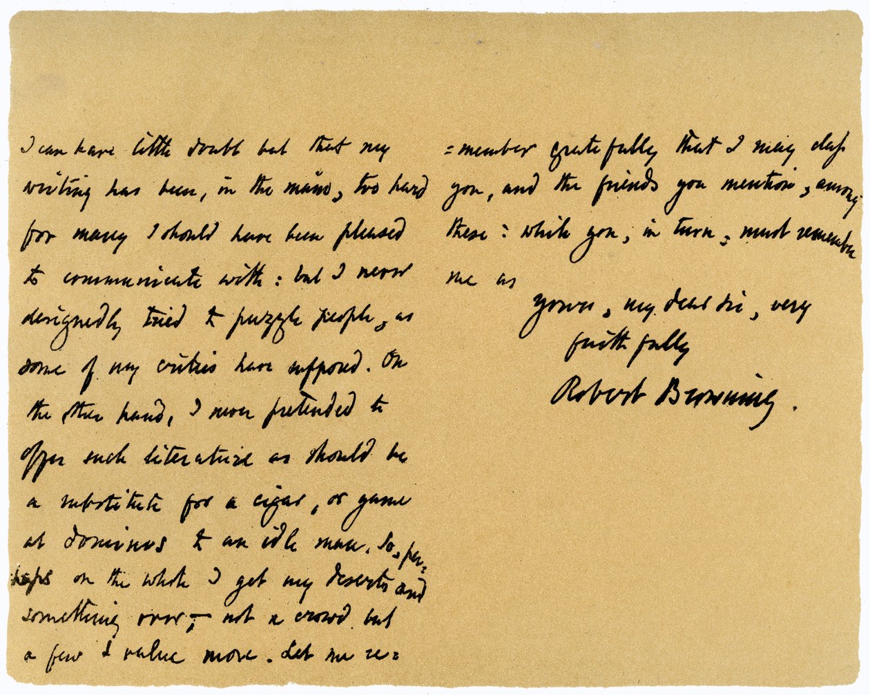 Lettera di Robert Browning a William G Kingsland, 27 novembre 1868 da Robert Browning