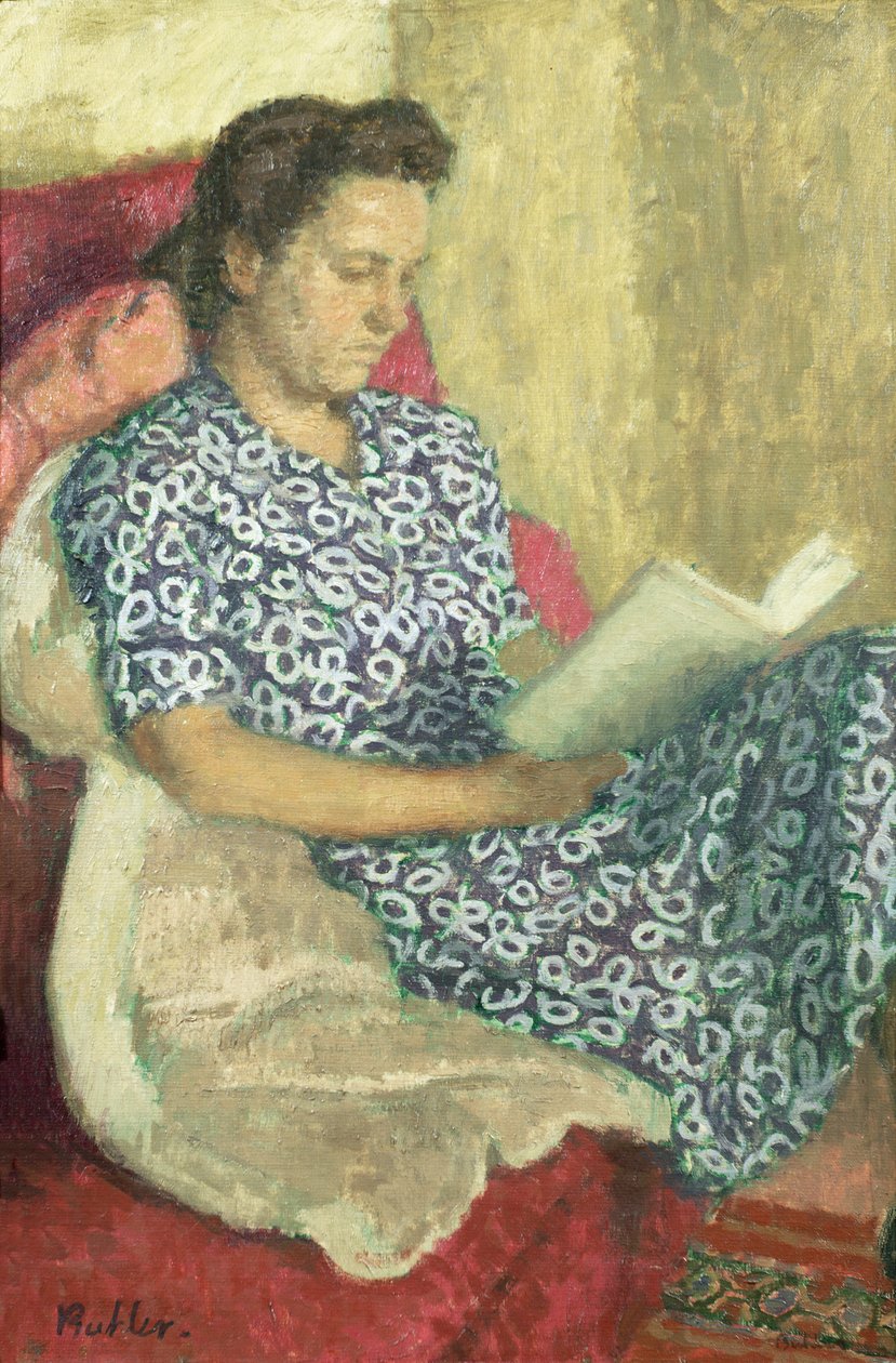 Ritratto di una donna che legge da Robert Buhler