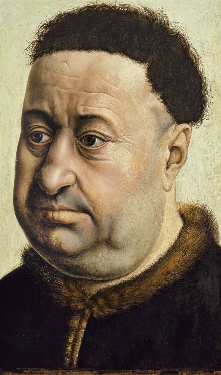 Ritratto di un uomo Robert de Masmines da Robert Campin