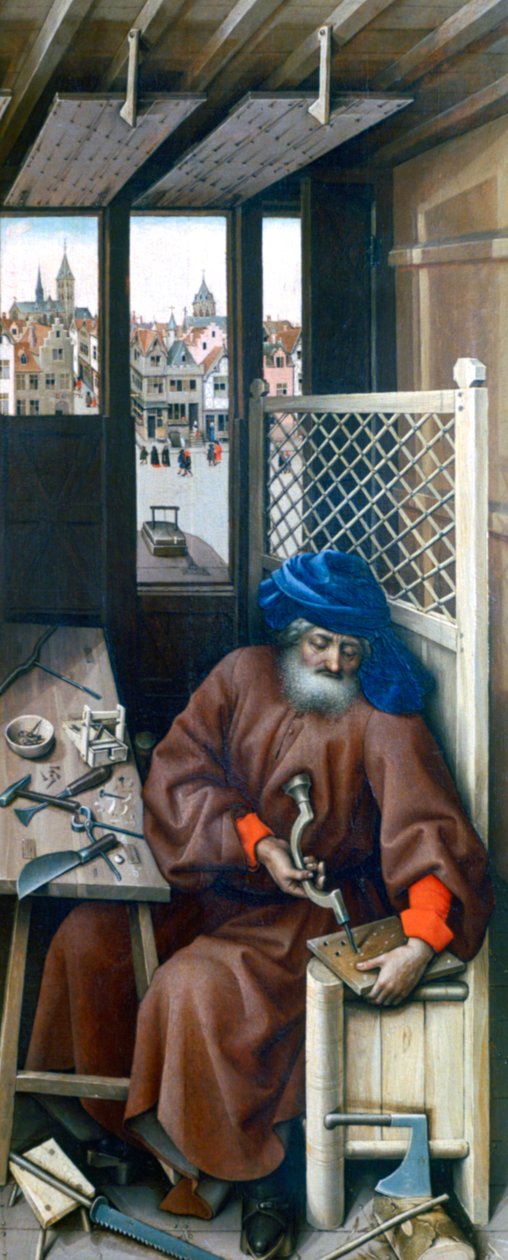 San Giuseppe, c1425 da Robert Campin