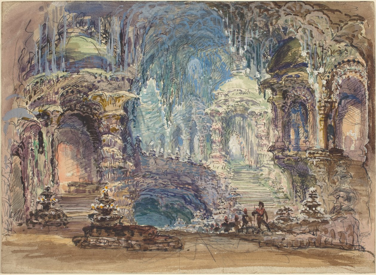Padiglioni fantastici in una grotta da Robert Caney