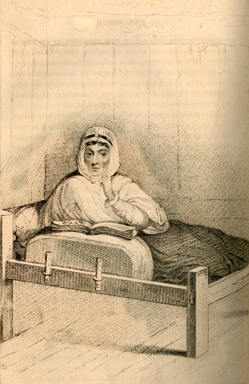 Ann Moore, la donna digiunante di Tutbury, 1822 da Robert Cooper