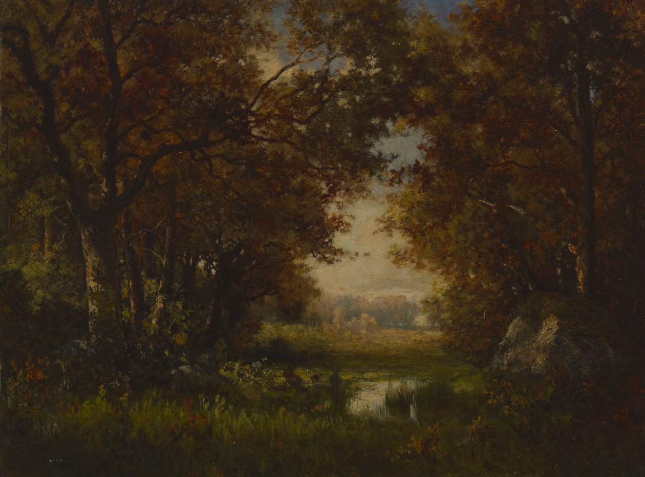 Scena nella Foresta di Fontainebleau da Robert Crannell Minor