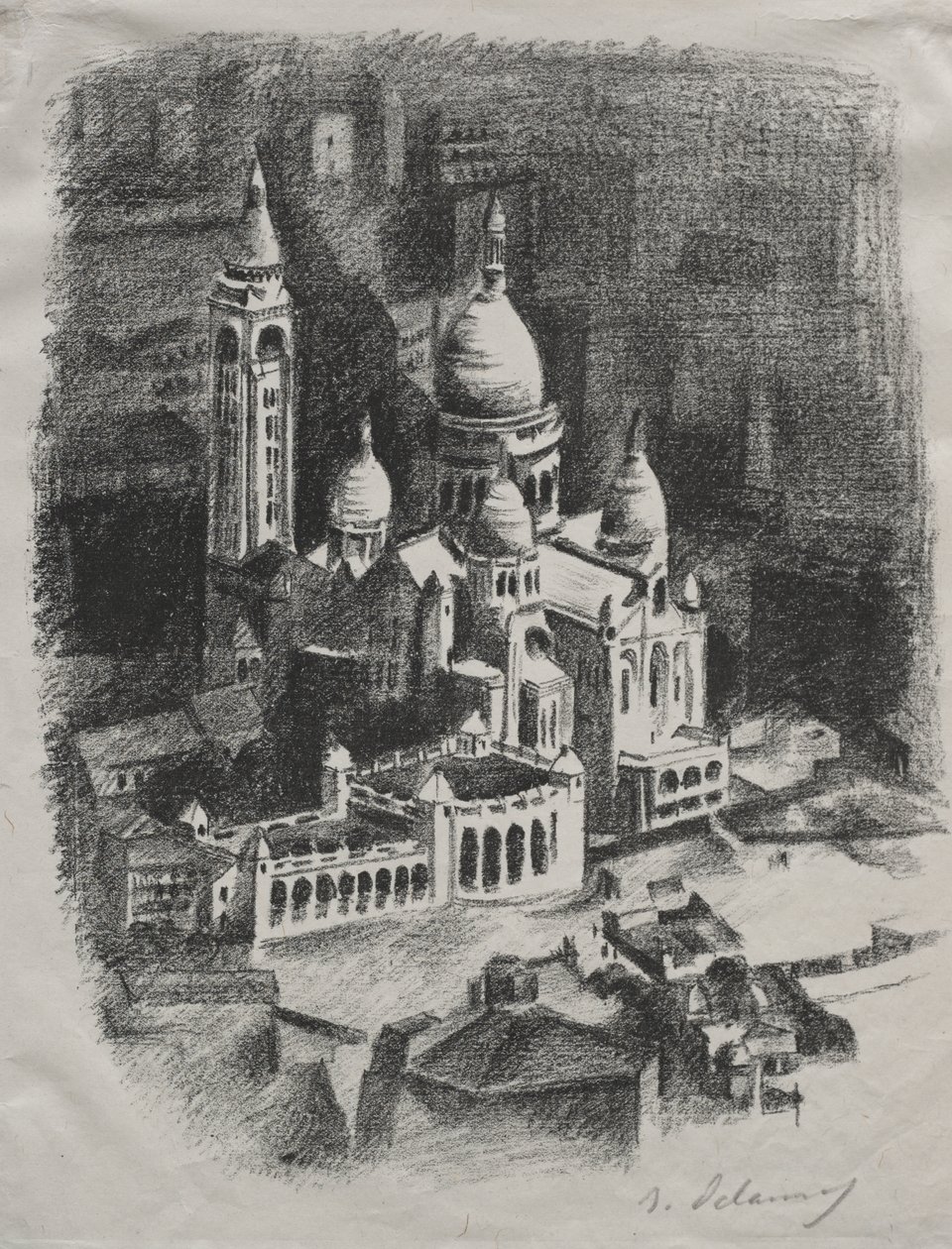 Allo Paris: Frontespizio del libro da Robert Delaunay