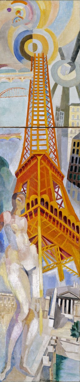 La Ville de Paris, la Femme et la Tour Eiffel da Robert Delaunay