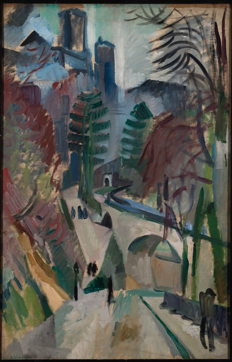 Paesaggio di Laon da Robert Delaunay