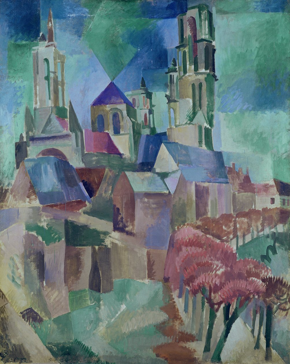 Le torri di Laon da Robert Delaunay
