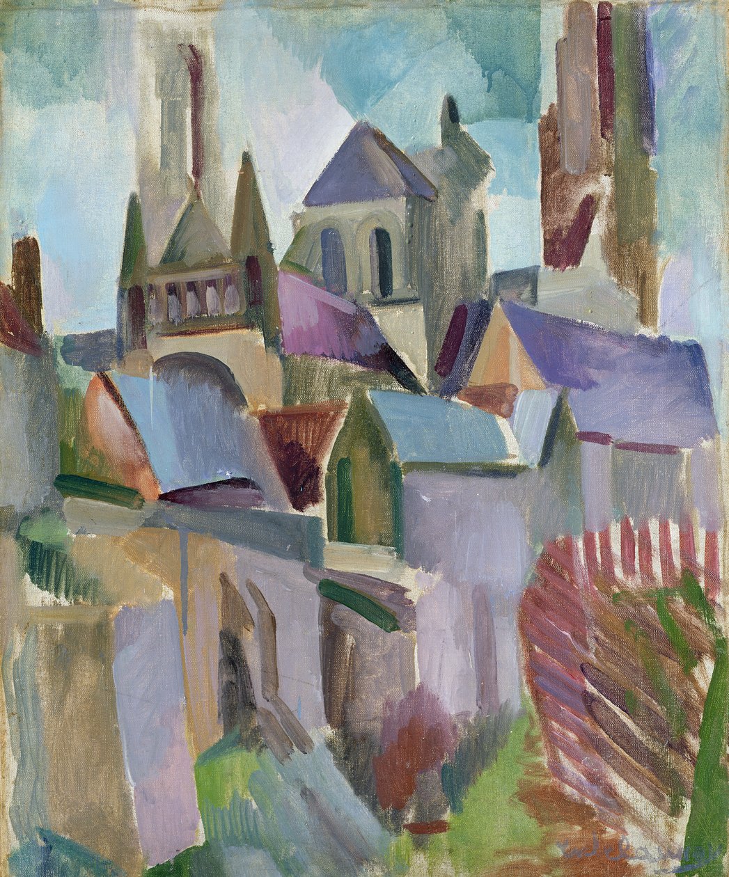 Torri di Laon da Robert Delaunay