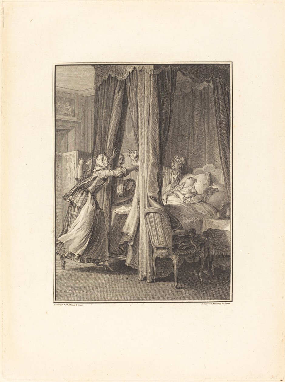 Morte di Julie da Robert Delaunay after Jean Michel Moreau