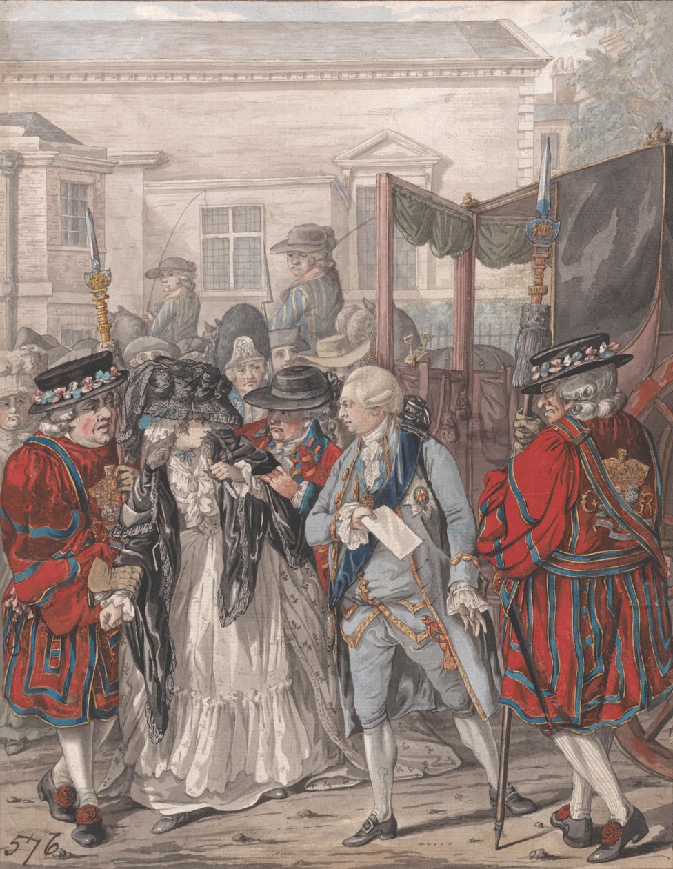 Margaret Nicholson tenta di assassinare Sua Maestà, Giorgio III, all
