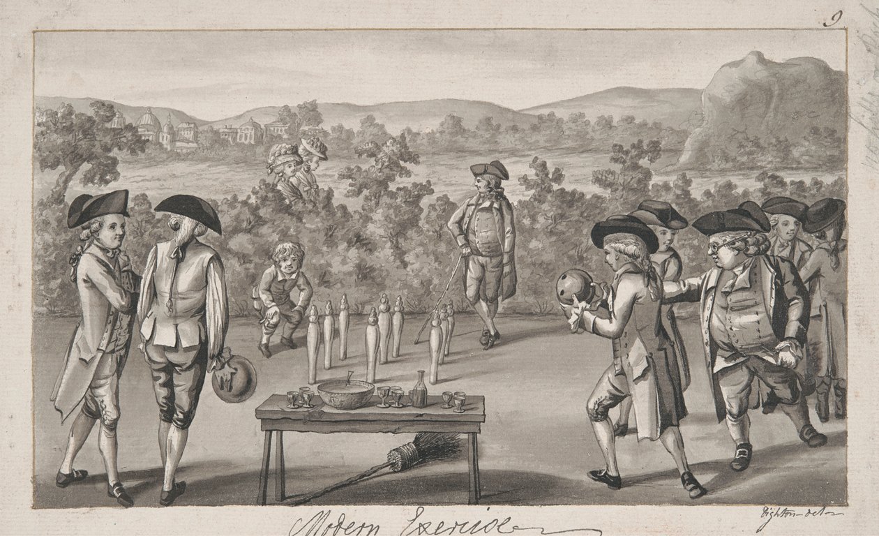 Esercizio moderno da Robert Dighton