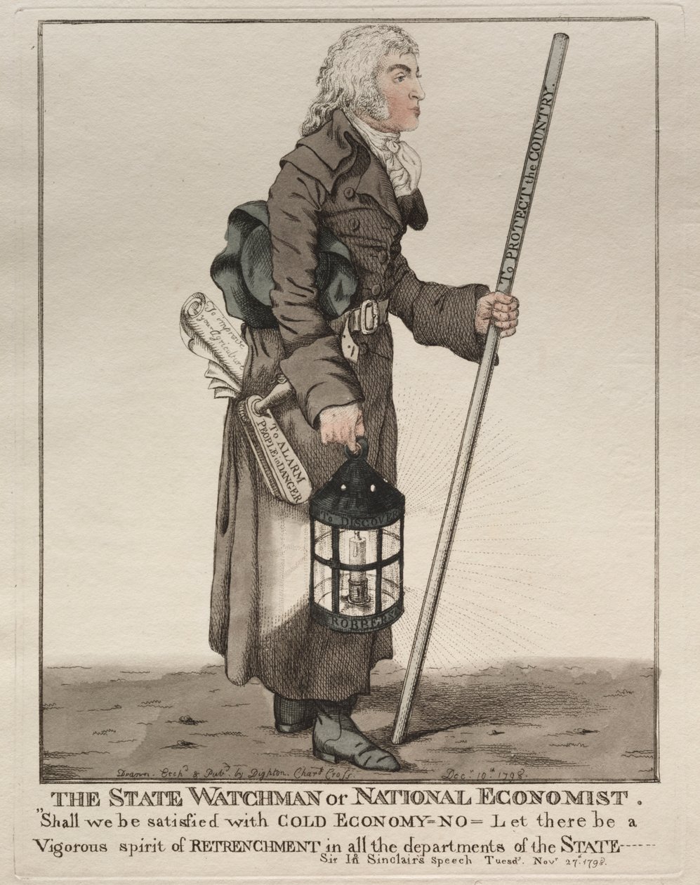Il guardiano di stato da Robert Dighton