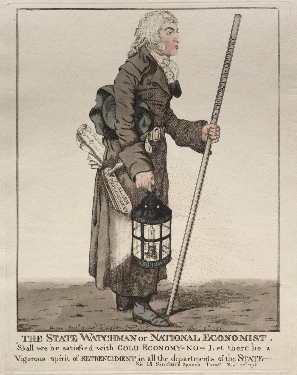 Il guardiano di stato da Robert Dighton