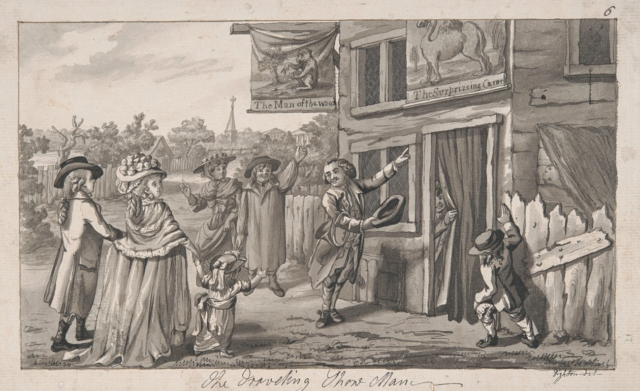 Il saltimbanco da Robert Dighton