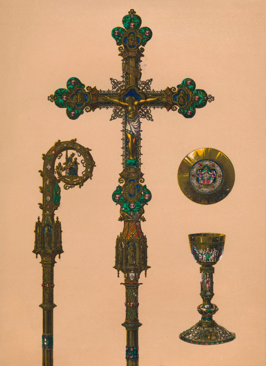 Oggetti per uso ecclesiastico di E.C. Trioullier, Parigi, 1893 da Robert Dudley