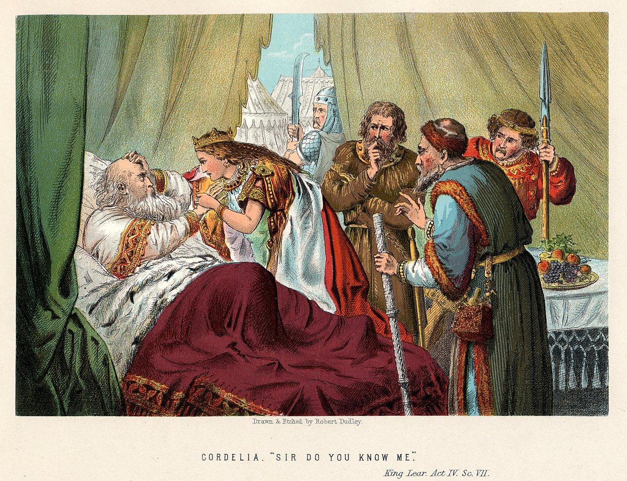 Scena dal Re Lear di Shakespeare da Robert Dudley