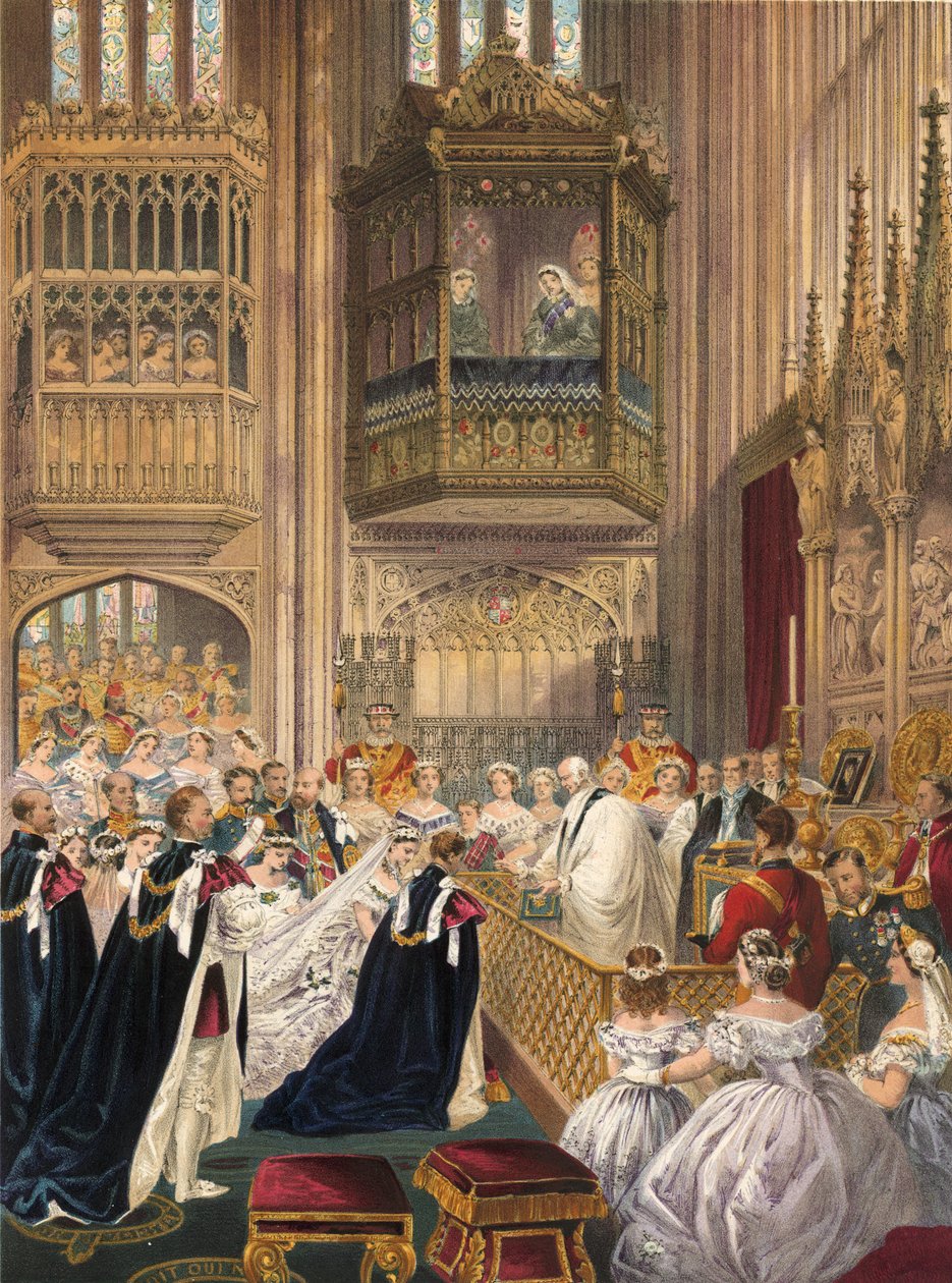 Il matrimonio nella Cappella di San Giorgio, Windsor da Robert Dudley