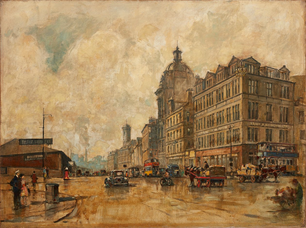 Broomielaw (olio su tela) da Robert Eadie