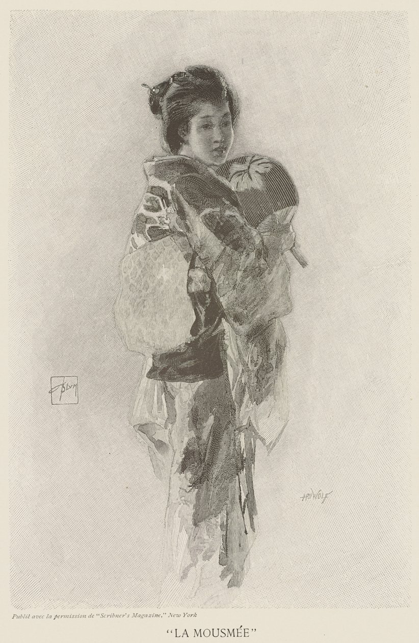 La Mousmee, illustrazione da 