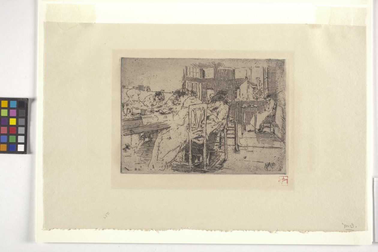 Interno di un negozio da Robert Frederick Blum