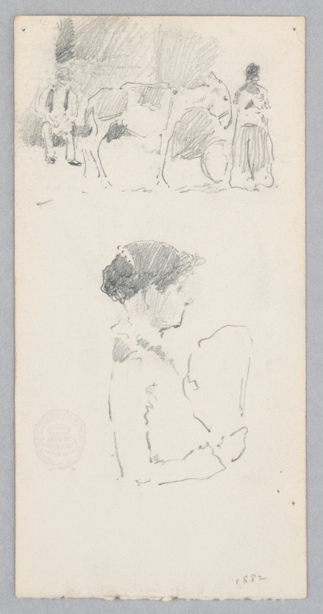Scena di strada da Robert Frederick Blum