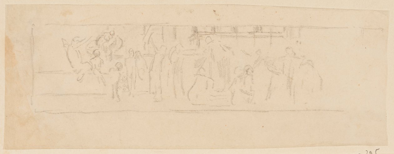 Studio per una processione, "Vintage Festival," Mendelssohn Glee Club, New York, NY da Robert Frederick Blum