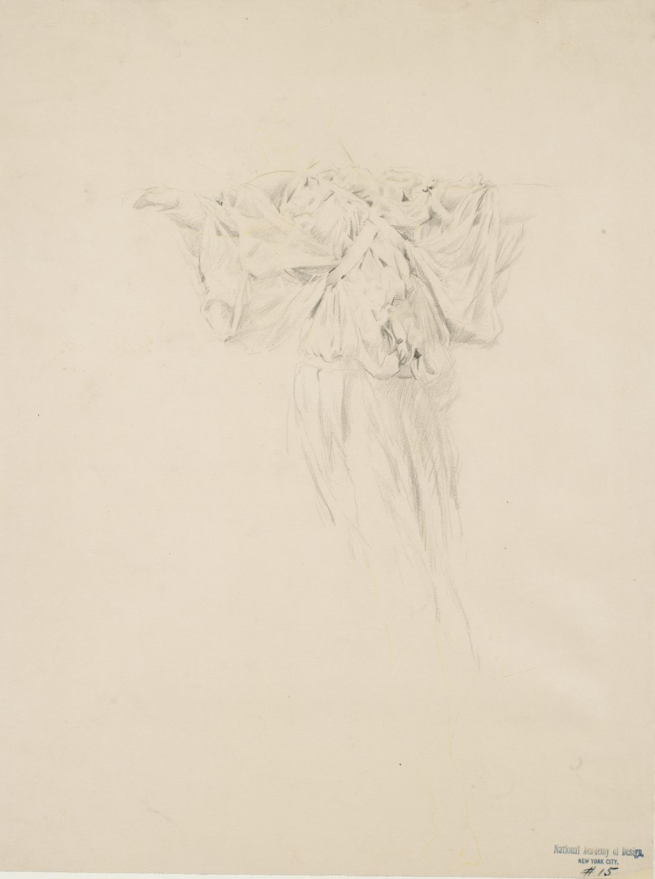Studio di drappeggio per murale Moods to Music da Robert Frederick Blum