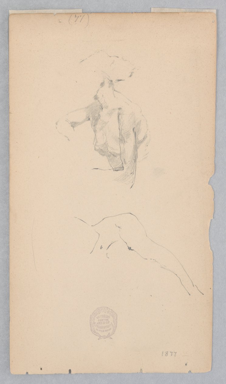 Due Studi dopo il Nudo di una Donna da Robert Frederick Blum