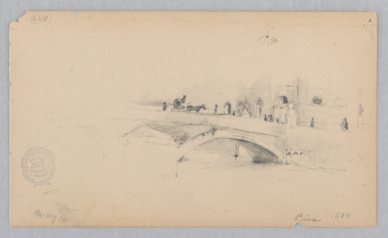 Veduta di Pisa, Italia da Robert Frederick Blum