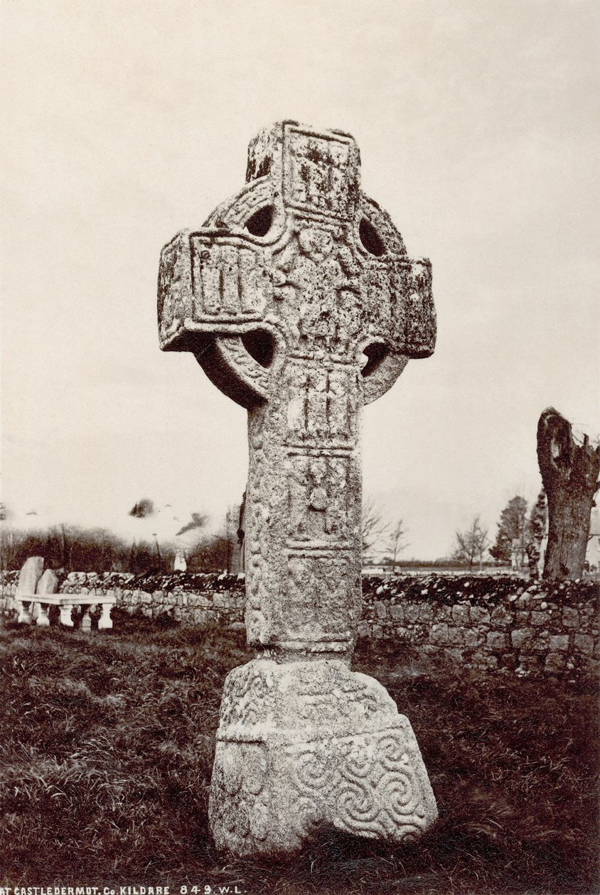 La Croce Alta del Nord a Castledermot, Co. Kildare, Irlanda da Robert French