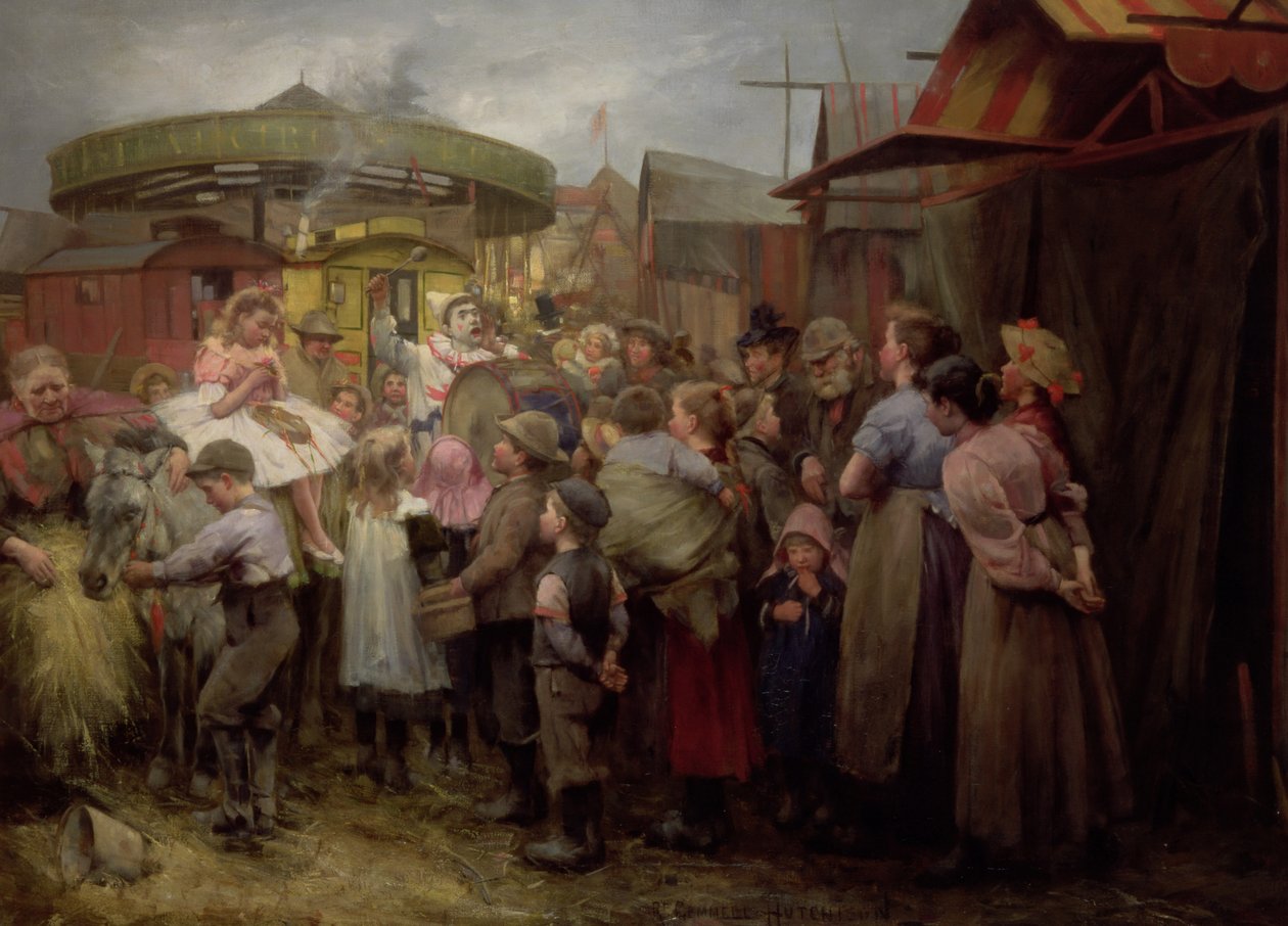 Il Carnevale del Villaggio Hi! Hi! Hi! 1890s da Robert Gemmell Hutchison