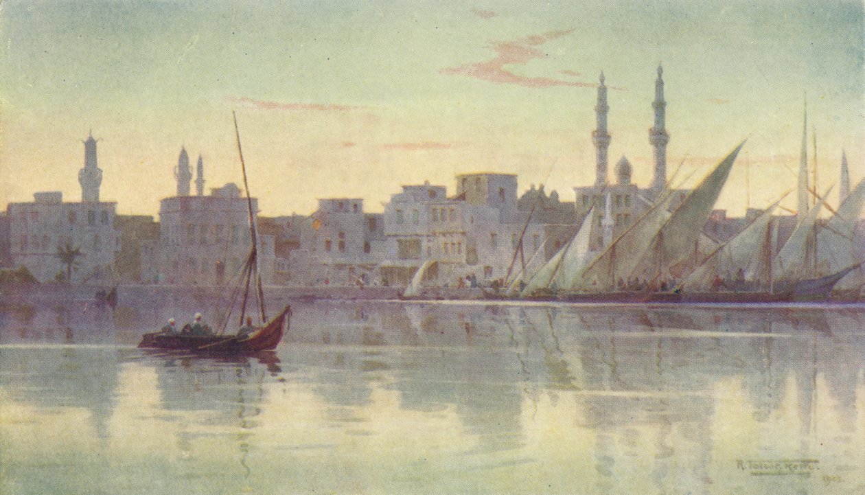 Mattina presto a Damietta, c1880 da Robert George Talbot Kelly