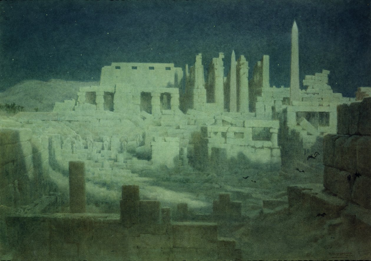 Chiaro di luna a Karnak da Robert George Talbot Kelly