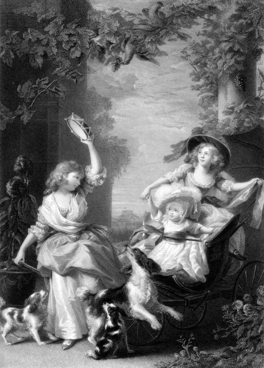 Le principesse reali, figlie di re Giorgio III, XIX secolo da Robert Graves