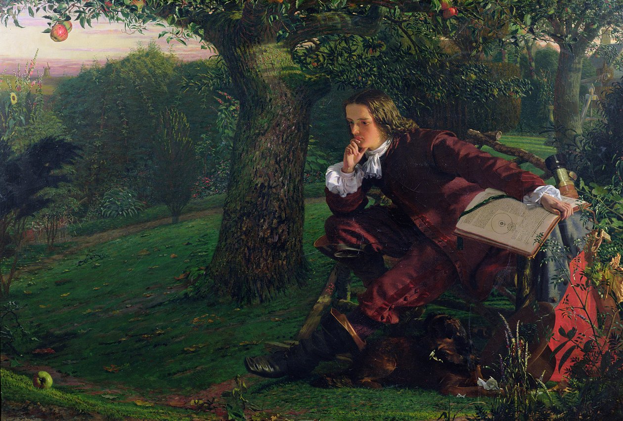 Maestro Isaac Newton, 1905 da Robert Hannah