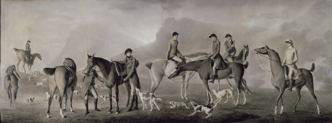 Tom Conolly di Castletown a caccia con i suoi amici, 1769 da Robert Healy