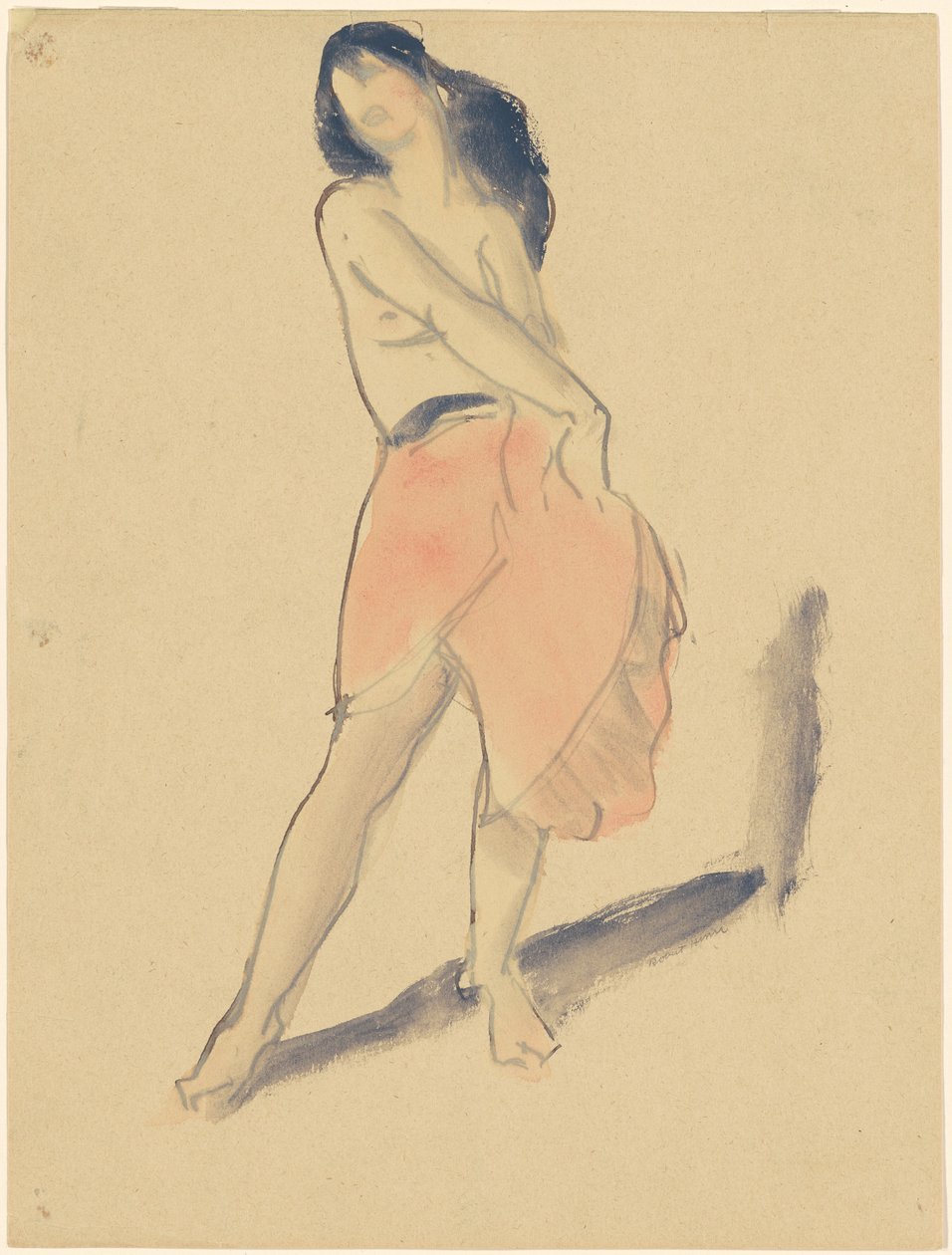 Ballerina con gonna rossa, n. 2 da Robert Henri