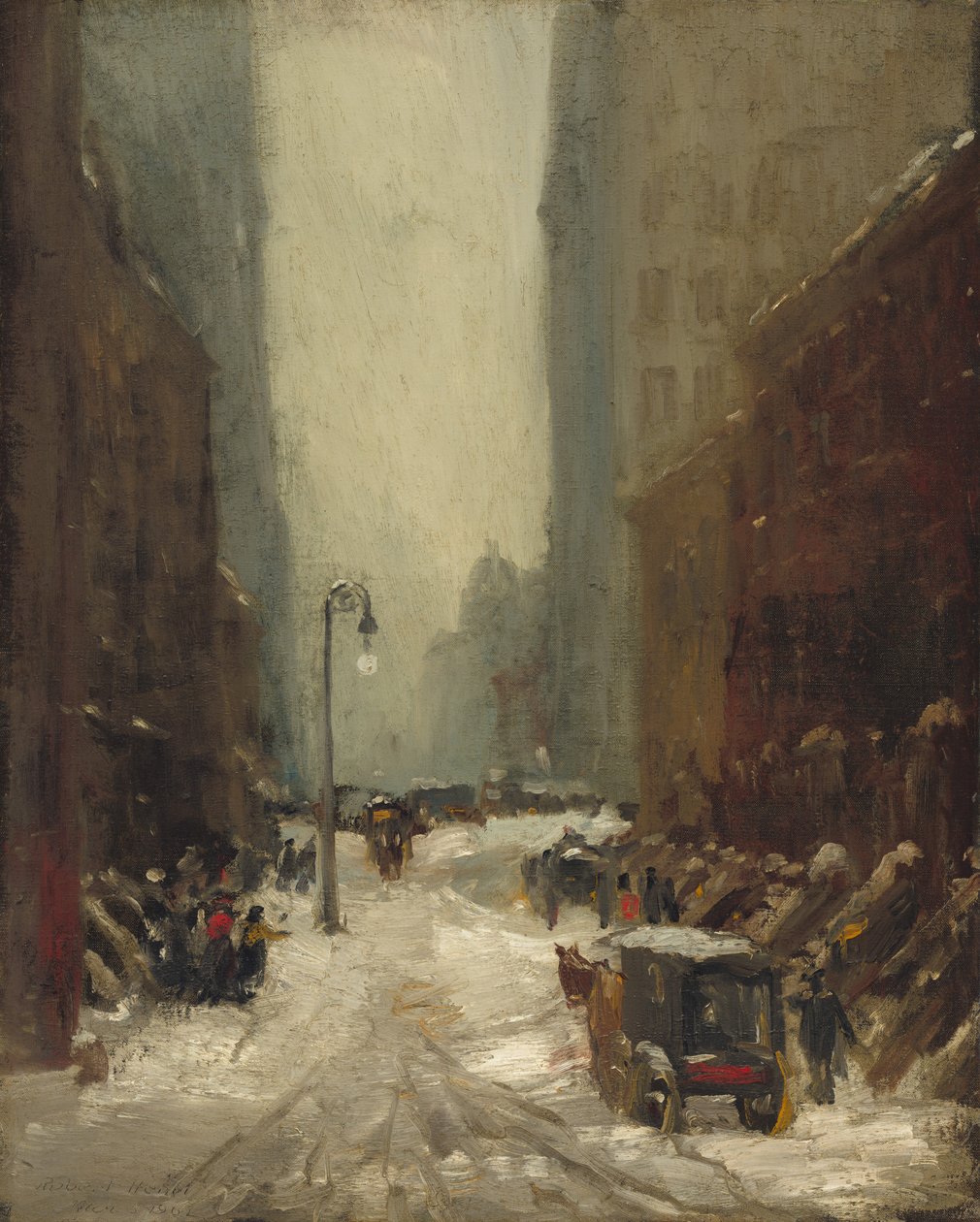 Neve a New York, 1902 da Robert Henri