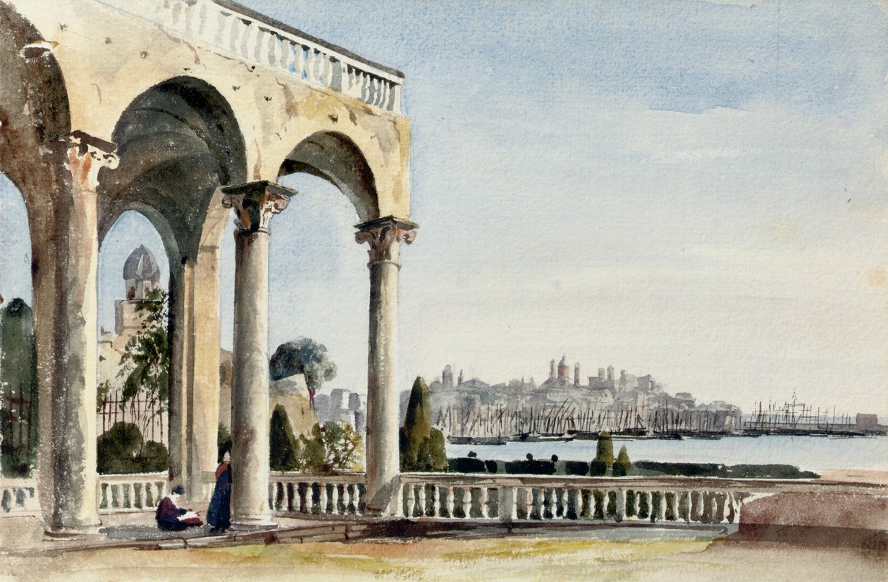 La Villa Doria a Genova, 1829 da Robert Henry Cheney