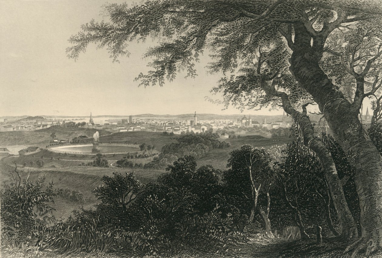 Città di Baltimora, dal Druid Hill Park da Robert Hinshelwood